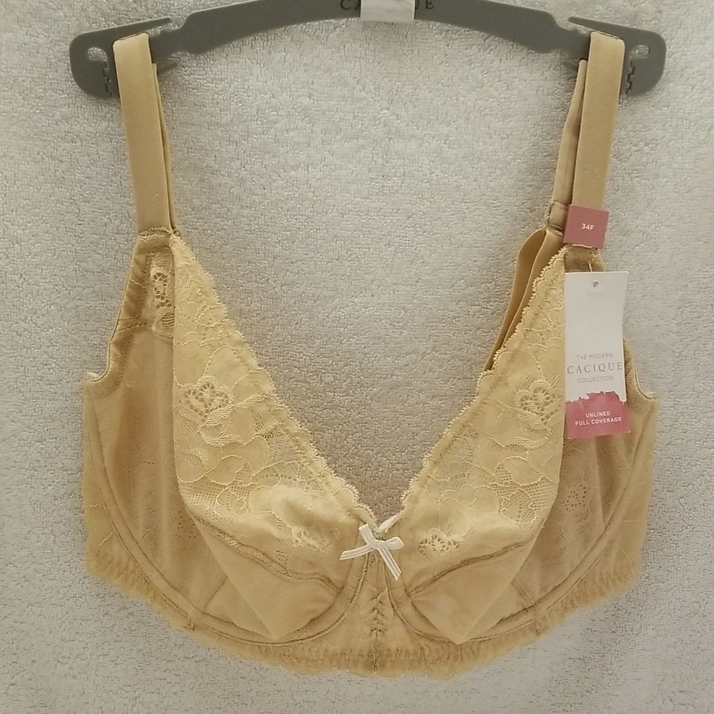 Cacique 34F Unlined Bra - Picture 5 of 10